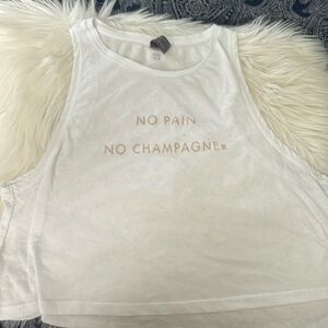 Sweaty Betty No Pain No Champagne Cropped Tank